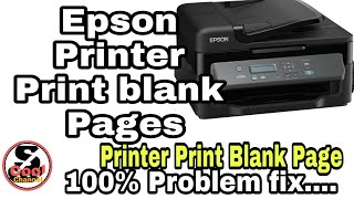 Printer Print Blank Page how to fix this [upl. by Ahsenik]