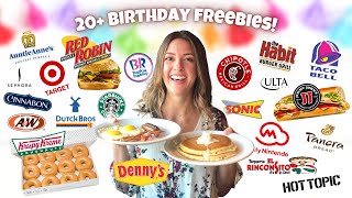 Over 20 Food and Retail Birthday Freebies To Grab What They Are amp How To Get Them 🎁 Adara Unboxed [upl. by Annawot]