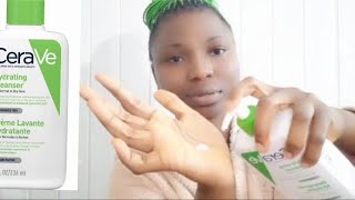 how to use cerave hydrating cleanser [upl. by Asseram]