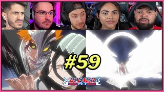 BLEACH EP59  HOLLOW ICHIGO VS BYAKUYA  Reaction Mashup [upl. by Vladamir]