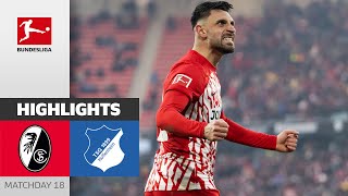 SC Freiburg  TSG Hoffenheim 32  Highlights  Matchday 18 – Bundesliga 202324 [upl. by Feldman]