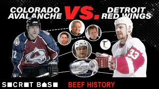 How one violent hit snowballed into years of championshipgrade hockey beef  Red Wings vs Avalanche [upl. by Jilleen199]