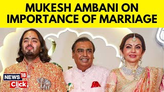 Mukesh Ambanis Speech On Hindu Wedding  Mukesh Ambani Speech On Indian Traditions  N18V  News18 [upl. by Deaner675]