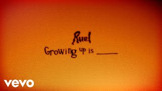 Ruel  GROWING UP IS  Lyric Video [upl. by Ekralc]