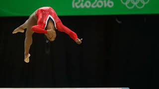 Simone Biles Injured But Still Dominated Olympics Gymnastics [upl. by Myrle]