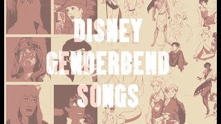 disney genderbend character songs [upl. by Munsey]