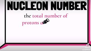 Nucleon Number Chapter1 Matter Chemistry1 Matriculation [upl. by Ahsitan]