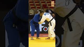 Is this the smoothest Kouchigari to Ouchigari combination you’ve ever seen Judo judoabudhabi [upl. by Airaet]