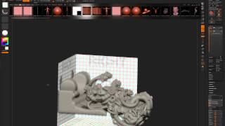 Zbrush 4R4  Vehicle dynamesh insert brushes shadow box  greeble mania [upl. by Wendt]