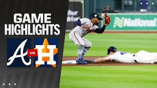 Braves vs Astros Game Highlights 41524  MLB Highlights [upl. by Yeargain]