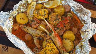 Grilled Shrimp Boil Packets from my NEW Cookbook [upl. by Asilram]