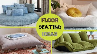 90 Floor Seating Ideas for Modern Living Room Floor cushion Ideas Floor sofa Ideas Trend Secrets [upl. by Ennaylil]