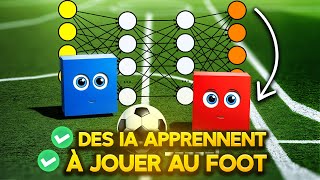 Des IA apprennent à jouer au FOOT Deep Reinforcement Learning [upl. by Asel]