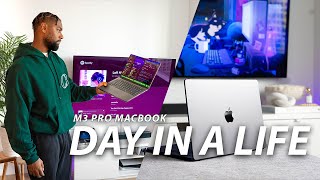 Day in a Life of a Software Engineer  Picking Up M3 MacBook Pro [upl. by Nywled]