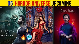 All Maddock Supernatural Horror Comedy Universe Upcoming Movies List Future Explained  Stree 2 [upl. by Amliw]