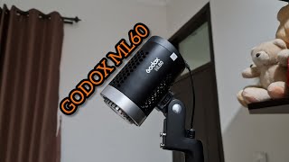 Unboxing amp Review Godox ML60 Indonesia [upl. by Ariahs231]