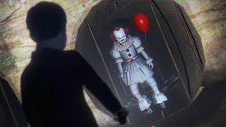 GTA 5 Mods  IT MOVIE PENNYWISE MOD GTA 5 Pennywise Mod Gameplay GTA 5 Mods Gameplay [upl. by Macleod611]