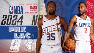 Phoenix Suns vs LA Clippers  NBA Live Score Update [upl. by Sutphin461]