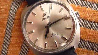 Vintage Enicar wristwatch [upl. by Kinelski616]