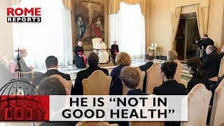 Pope Francis doesnt read speech says he is “not in good health” [upl. by Nitza]