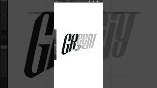 GREEDY typography logotype design process credit anhdodes  Anh Do  logo designer [upl. by Atnauqal]