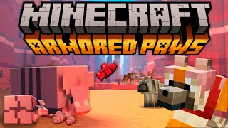 MINECRAFT 1205  Tudo Que Chegou na Atualização ARMORED PAWS UPDATE [upl. by Williams]