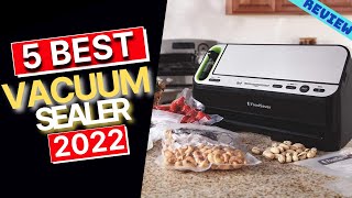 Best Food Vacuum Sealer of 2022  The 5 Best Vacuum Sealers Review [upl. by Noe]