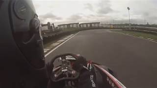 Why you should wear a karting rib protector crash at Daytona Sandown Park [upl. by Nodnol408]