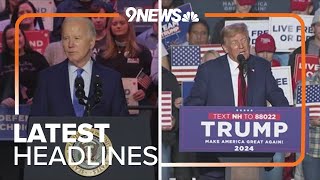 Latest headlines  Biden and Trump prepare for presidential debate [upl. by Zosima]