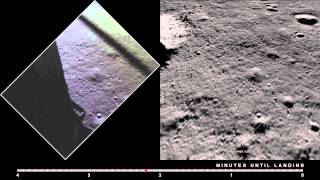 Apollo 11 Descent Film and LRO Imagery [upl. by Doble]