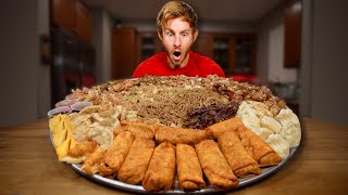 The Worlds BIGGEST Chinese Food Platter Challenge [upl. by Enelaj]