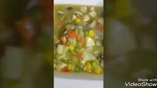 Vegetable soup سوبی خزروات و سینگ matbax shaymaa [upl. by Assek145]