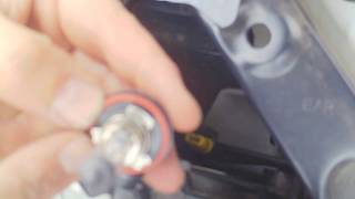 How to change a headlight bulb on a 2016 Nissan Qashqai [upl. by Enaffit]