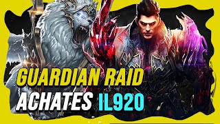 LOST ARK  Berserker  Guardian Raid Achates iL920  Gameplay [upl. by Bristow]