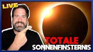 TOTALE SONNENFINSTERNIS 2024 live DAS astronomische Ereignis des Jahres [upl. by Rakabuba]