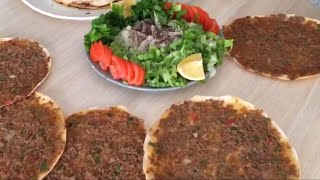 Ev yapımı lahmacun  tavada [upl. by Farrah467]