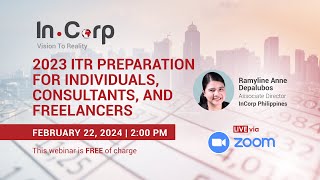 2023 ITR Preparation for Individuals Consultants and Freelancers [upl. by Eetnwahs]