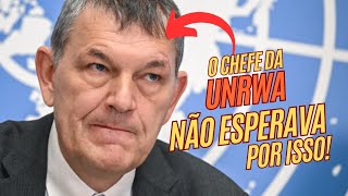 quotA UNRWA É A VÍTIMAquot DECLARA O CHEFE DA AGÊNCIA DA ONU Rafael Guanabara [upl. by Nilecoj]