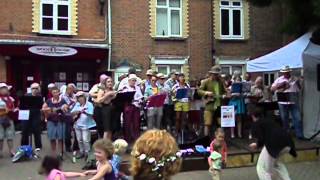 Wimborne Ukulele Band perform I wanna be like you from the film The Jungle book [upl. by Birkner]