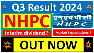 NHPC Q3 results 2024  NHPC results today  NHPC Share News  NHPC Share latest news  NHPC Dividend [upl. by Ecaj]