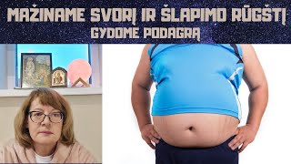 Mažiname svorį ir šlapimo rūgštį  Gydome podagrą [upl. by Noonan]