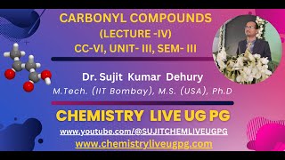 CARBONYL COMPOUNDS LECTURE 4 CC VI UNIT III SEM III [upl. by Sylvester875]