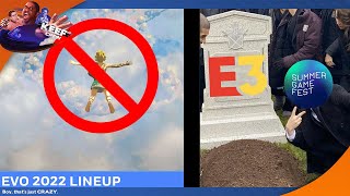 E3 CANCELLED Evo2022 Line up BOTW2 DELAYED and more [upl. by Eliga]