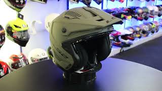 LS2 OF606 Drifter Open Face Helmet Matt Sand [upl. by Akeimat]