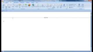 How To Delete Blank Page In MIcrosoft Word 2007 [upl. by Tsiuqram]