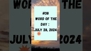 38 Word of the Day  Jurisprudence vocubulary dailywords dailyvocabshorts synonyms shortvideo [upl. by Htinnek]