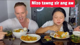 Mizo tawng thiam hi a in ti thei ania🥰 sa tel lo alu dal bai zawngtah mu mukbang eating [upl. by Emylee]