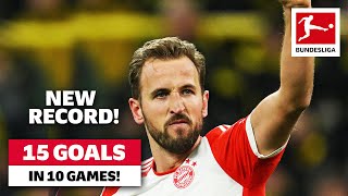 Record Breaker Harry Kane  15 Goals In Just 10 Games [upl. by Rednasxela]