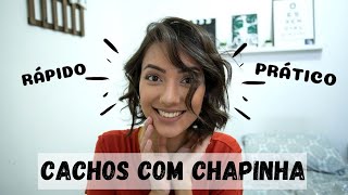 COMO FAZER CACHOS COM A CHAPINHA  CABELO CURTO  Tali Genkawa [upl. by Inanak676]