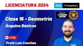 Clase 16  Ángulos básicos Curso Gratis PAA 2024 [upl. by Opaline]